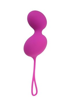 Вагінальні кульки OVO L3 LOVE BALL FUCHSIA малинові - фото