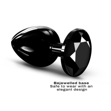 Анальна страза Dorcel Diamond Plug black L (4,1 см) - фото