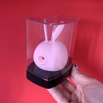 Вакуумний стимулятор клітора з вібрацією KissToy Miss KK Purple - фото