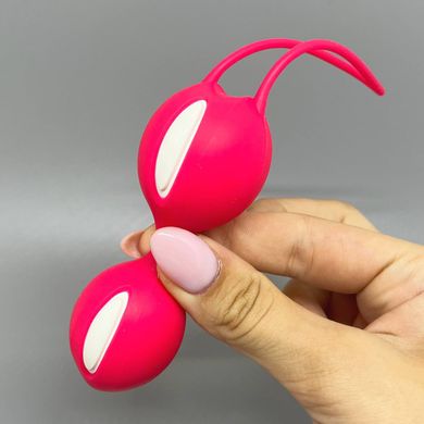 Вагинальные шарики Fun Factory Smartballs Duo розовые - фото