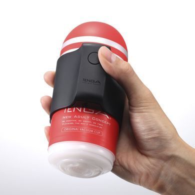 Вібронасадка з 1 мастурбатором Tenga Cup vibrator