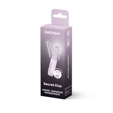 Satisfyer Secret Kiss вакуумний кліторальний стимулятор у формі помади - фото