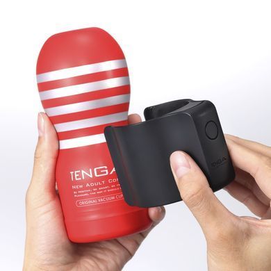 Вібронасадка з 1 мастурбатором Tenga Cup vibrator