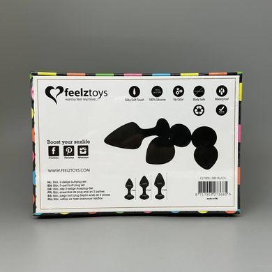 Набір анальних пробок FeelzToys Bibi Butt Black: Твій гід у світ першого аналу - фото