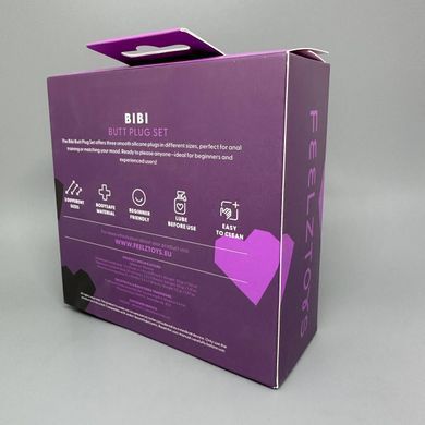 Набір анальних пробок FeelzToys Bibi Butt Black: Твій гід у світ першого аналу - фото