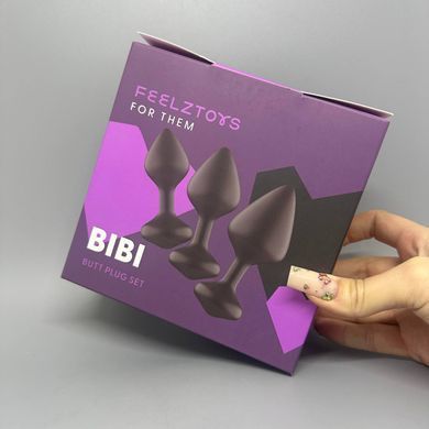 Набір анальних пробок FeelzToys Bibi Butt Black: Твій гід у світ першого аналу - фото