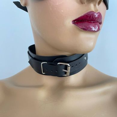 Нашийник-чокер з кільцем для повідця Feral Feelings Collar чорний - фото