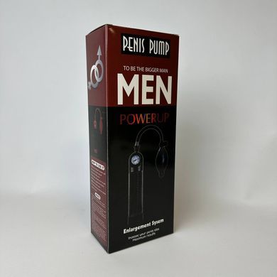 Вакуумная помпа для члена Men Powerup со стрелочным манометром и ручной &laquo;грушей&raquo; - фото