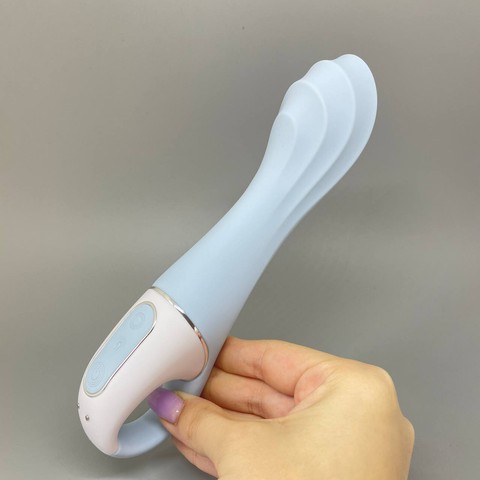 Satisfyer Air Pump Vibrator 5+ смарт-вибратор (надувная головка) - фото