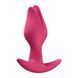 Анальна пробка для сексу Fun Factory Bootie Fem Raspberry 2,9 см малинова - фото товару