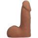 Фалоімітатор Doc Johnson The Realistic Cock ULTRASKYN 5 Inch with Balls Caramel 13,3 см - фото товару