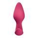 Анальна пробка для сексу Fun Factory Bootie Fem Raspberry 2,9 см малинова - фото товару