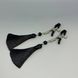 Затискачі для сосків Art of Sex Nipple clamps Black Tassels - фото товару