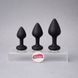 Набір анальних пробок FeelzToys Bibi Butt Black: Твій гід у світ першого аналу - фото товару