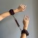 Кожаные наручники Feral Feelings Hand Restraints бургунд