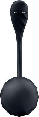 Смарт-віброяйце Satisfyer Ribbed Petal Connect App Black - фото