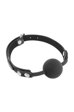 Кляп з кулькою Fetish Tentation Silicone Gag Ball Black - фото