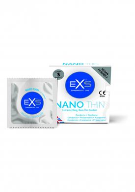 Презервативи EXS Nano Thin (3 шт) - фото