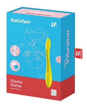 Satisfyer Elastic Game - мультивібратор для пари Yellow - фото