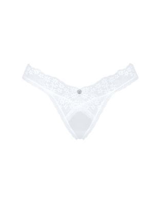 Трусики Obsessive Heavenlly thong M/L білі