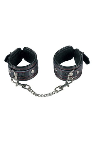 Наручники Fetish Tentation Premium Patent leather handcuffs чорні