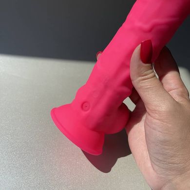 Фалоімітатор з вібрацією SilexD Vetus Vibro Pink MODEL 1 size 8in (20 см) - фото