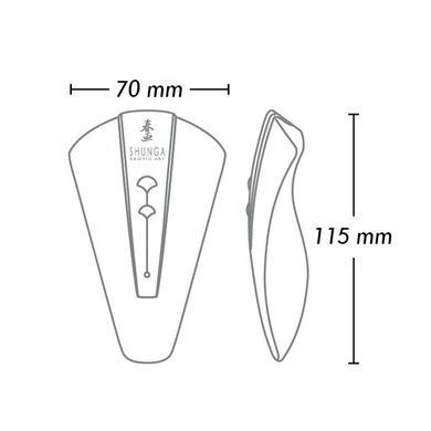 Кліторальний вібратор Shunga - Obi Intimate Massager Light Pink - фото