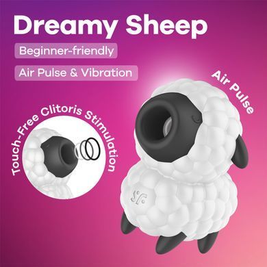 Satisfyer Dreamy Sheep - вакуумний кліторальний стимулятор - фото