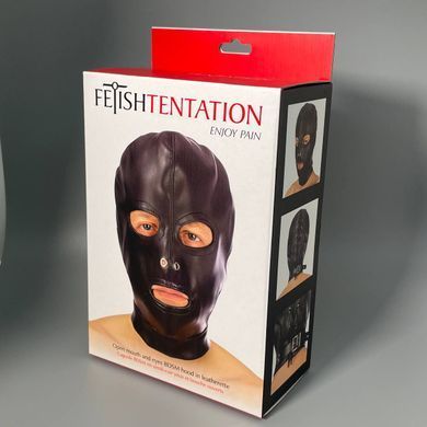 Маска для БДСМ Fetish Tentation Open mouth and eyes BDSM hood