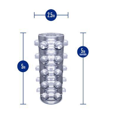 Наскрізний мастурбатор Blush Swich Glow in the Dark Masturbator Clear - фото