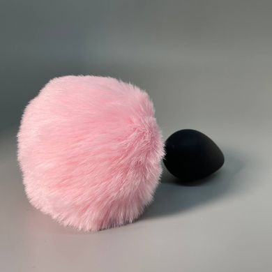 Пробка БДСМ хвостик розовый 3,5 см Art of Sex Silicone Rabbit Tail