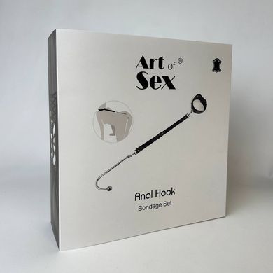 Нашийник з анальним гаком Art of Sex Anal hook 2 чорний, Чорний