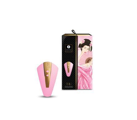 Кліторальний вібратор Shunga - Obi Intimate Massager Light Pink - фото