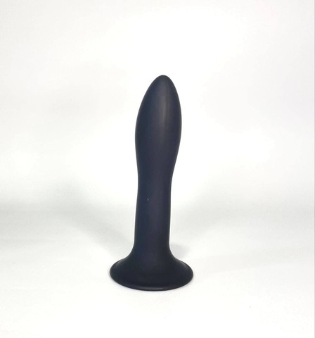 Недорогой гнущийся дилдо Adrien Lastic Hitsens 5 Black (13 см) - фото