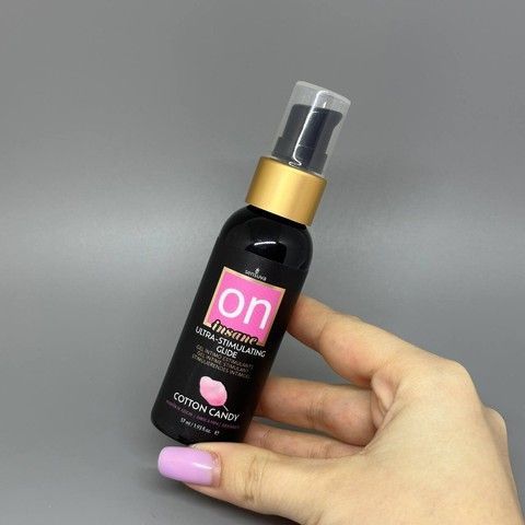 Збуджуючий лубрикант для посилення оргазму Sensuva Ultra-Stimulating On Insane Cotton Candy цукрова вата (57 мл) - фото