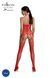 Ажурний бодістокінг з доступом Passion ECO BS002 red - фото товару