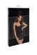 Платье Noir Handmade F307 Mirage wetlook mini dress with jewelry rhinestone chain L