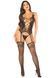 Еротичний комплект Leg Avenue Cami Garter with Stockings and String One Size Black - фото товару