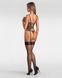 Корсет з трусиками Obsessive Dominna cupless corset & crotchless thong S/M