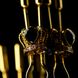 Затискачі на соски UPKO корона з підвісками золотисті - фото товару