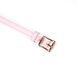 Маска на глаза кожаная Liebe Seele White & Pink Fairy Goat Leather Blindfold