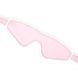 Маска на глаза кожаная Liebe Seele White & Pink Fairy Goat Leather Blindfold