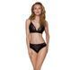 Эластичный топ с кружевом Passion PS001 TOP black S