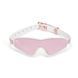 Маска на глаза кожаная Liebe Seele White & Pink Fairy Goat Leather Blindfold