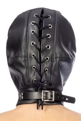 БДСМ маска Fetish Tentation BDSM hood in leatherette черная