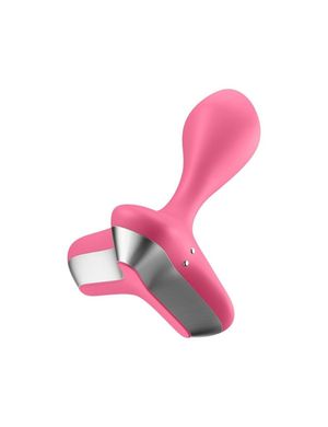 Анальна вібропробка Satisfyer Game Changer рожева 3,5 см (пом'ята упаковка) - фото