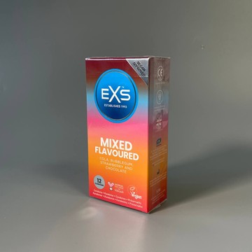 Презервативы со вкусом EXS Mixed Flavoured (12 шт) - фото