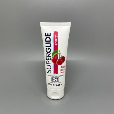 Superglide Hot - їстівна змазка для орального сексу зі смаком вишні - 75 мл - фото