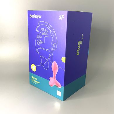Анальная вибропробка Satisfyer Game Changer розовая 3,5 см (мятая упаковка) - фото