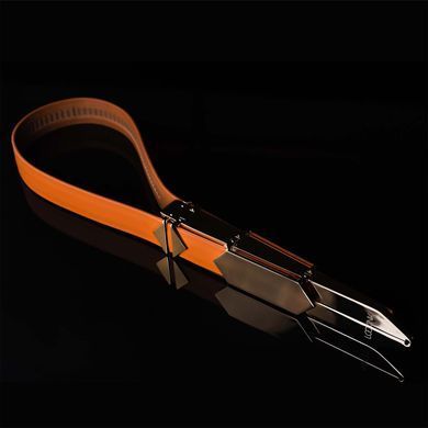 Регульований падл БДСМ LOCKINK Adjustable Slapper for Impact Play Brown - фото